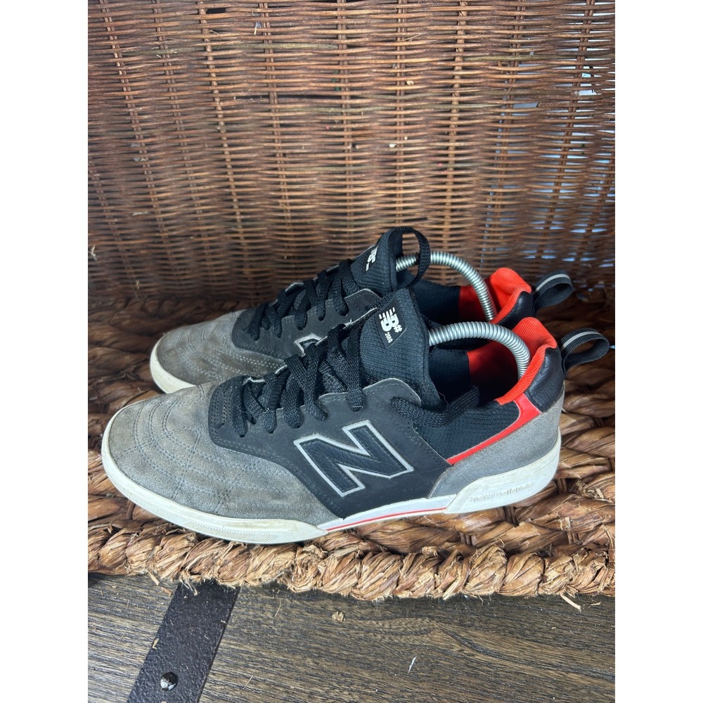 New Balance Numeric 288 Sport Grey Black Red Skate Shoes NM288GTE Mens 10 - Picture 4 of 8